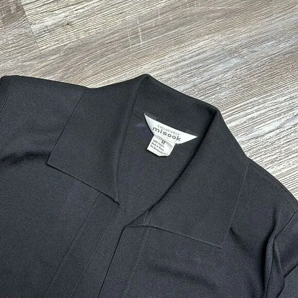 Misook • medium • black • all seasons, cardigan sweater • LIKE NEW