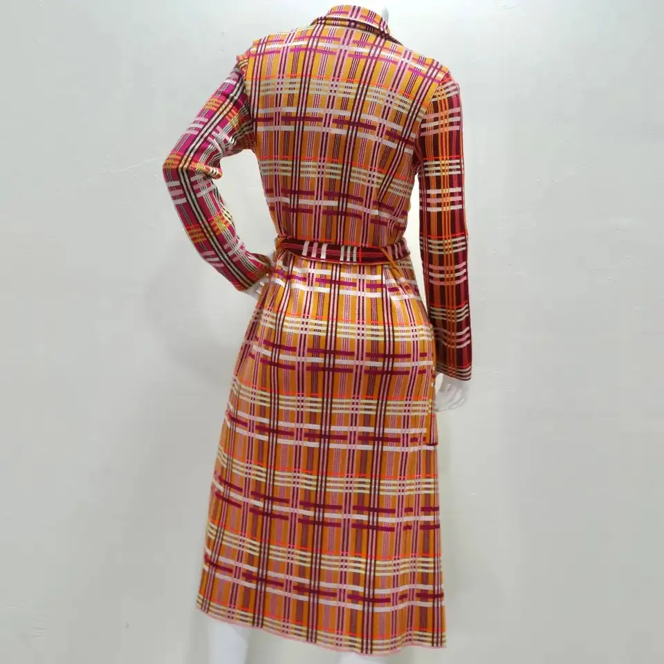 Missoni Plaid Wrap Coat
