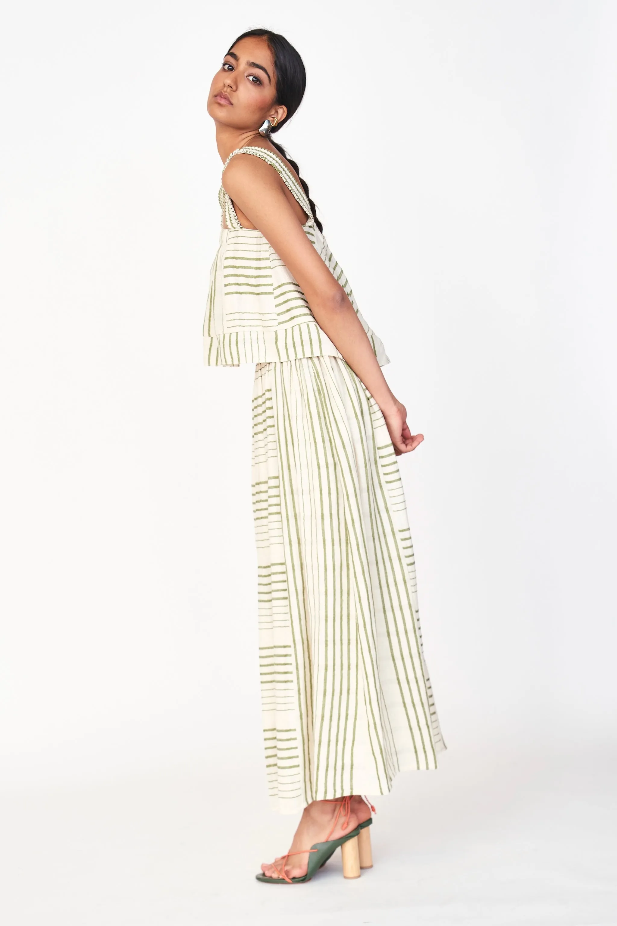 Monaco Tank in Garden Stripe