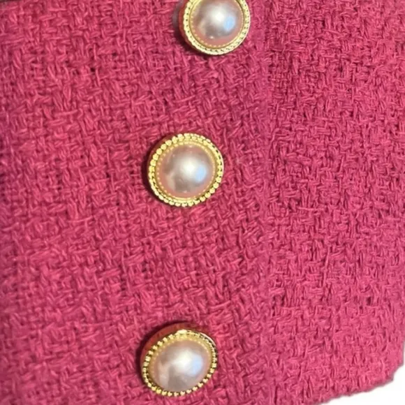 NANETTE LEPORE | Double-breasted Tweed Blazer 10/12