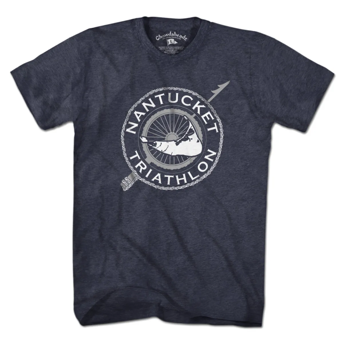 Nantucket Triathlon White Logo T-Shirt