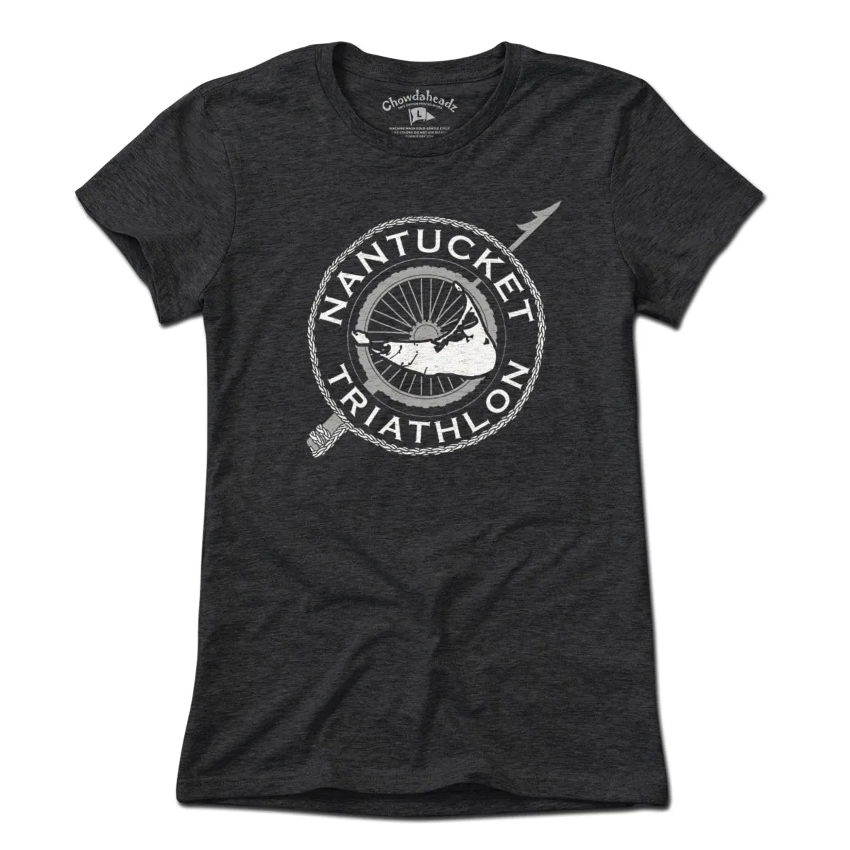 Nantucket Triathlon White Logo T-Shirt