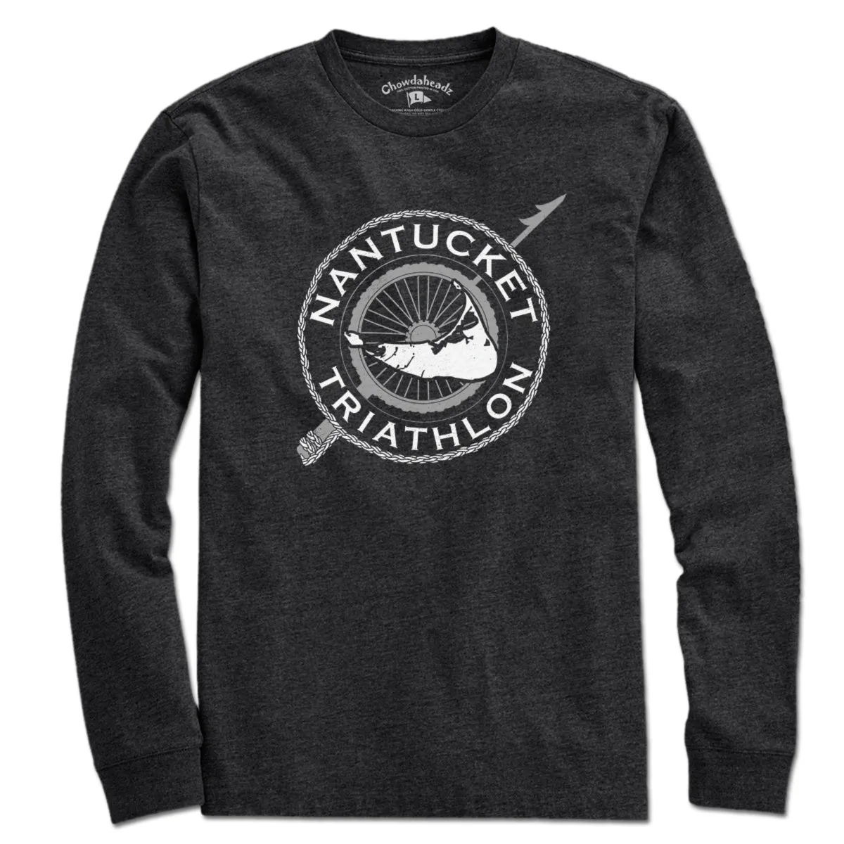 Nantucket Triathlon White Logo T-Shirt