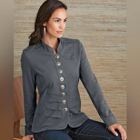 Neon Buddha Military Jacket Sustainable Materials S NWT