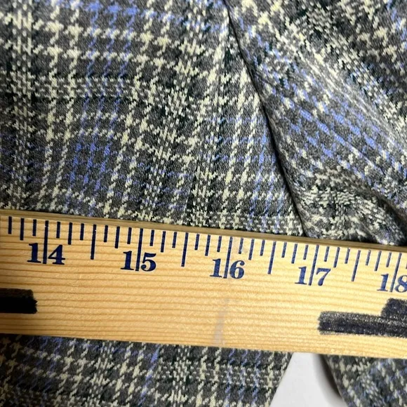 “NEW” Anthropologie Plaid Cropped Blazer Sz 4