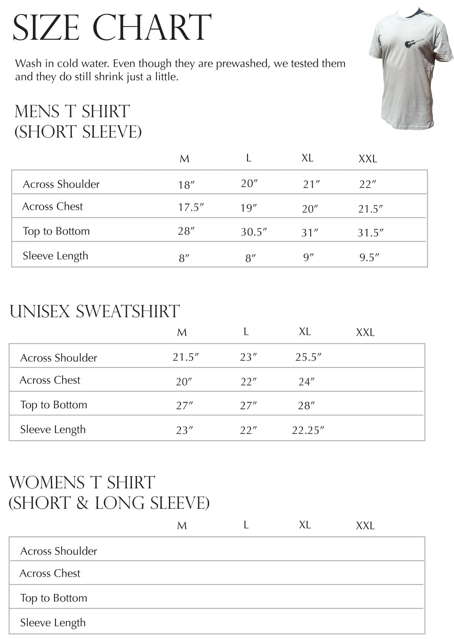 NEW Asher Guitars "The Logo" Men's 100% Cotton Premium T Shirt - Gray