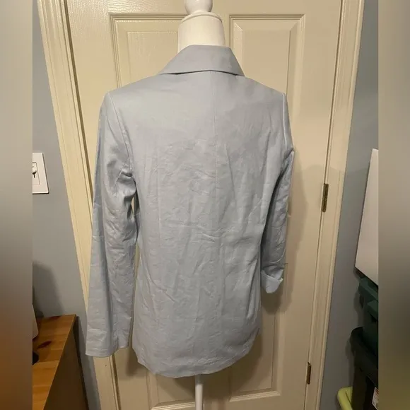 New with tags Banana Republic linen double breasted blazer in dream