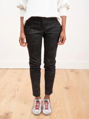 new york slim pant - camo tonal jacquard