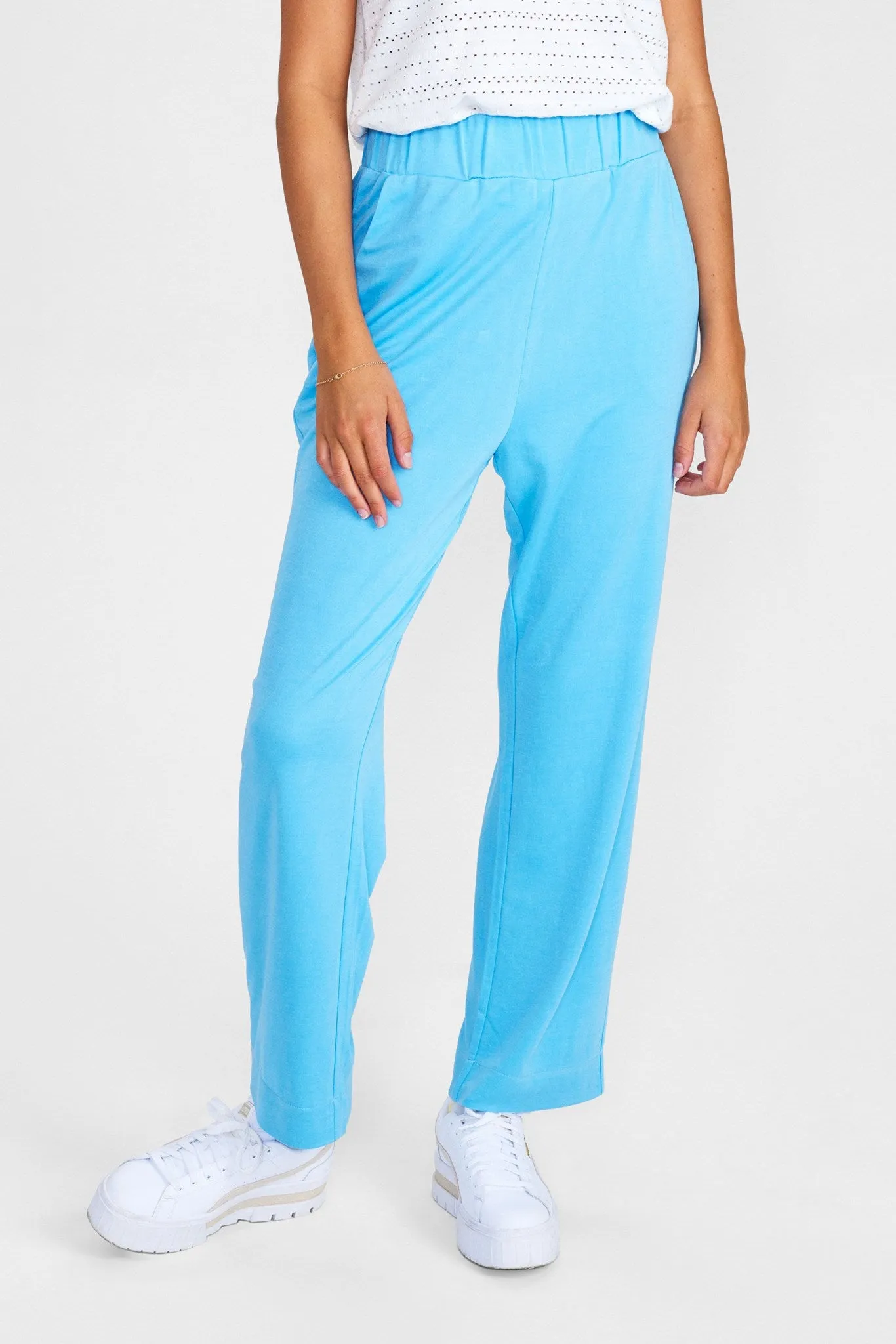 NULEANNE PANT STAIGHT LEG - Bonnie Blue