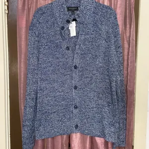 NWT Banana Republic Cotton/Linen Blue Cardigan Sweater