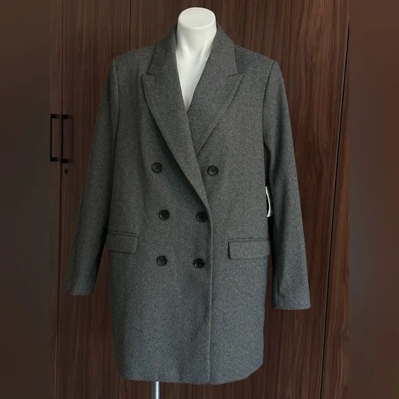NWT. Black Tape Women's Long Sleeve Oversized Tweed Blazer Size 1X