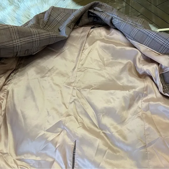 NWT Frank And Oak plaid blazer