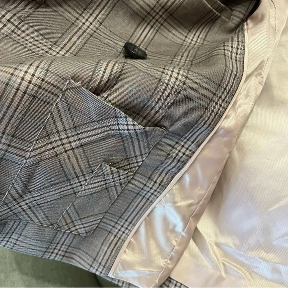 NWT Frank And Oak plaid blazer