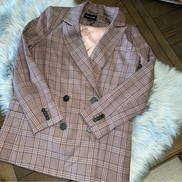 NWT Frank And Oak plaid blazer