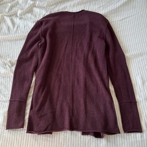 NWT Free People 100% Cashmere Burgundy Sweater