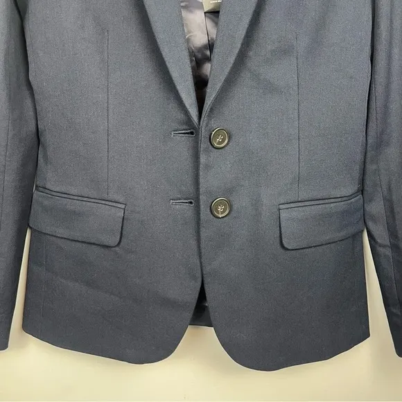 NWT J.Crew navy blue Thompson schoolboy blazer, size 00.