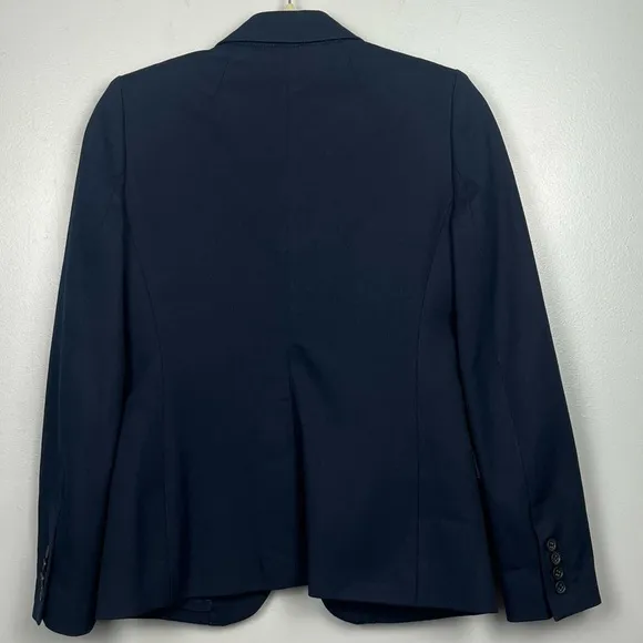 NWT J.Crew navy blue Thompson schoolboy blazer, size 00.