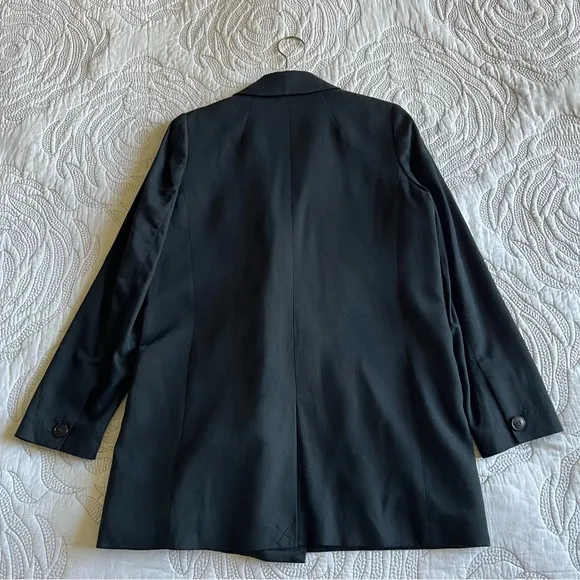 NWT - Madewell - Drapeweave Caldwell Double-Breasted Blazer - True Black