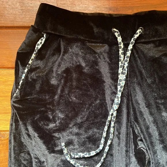 NWT Revolve Velvet Wrap Jacket and Cropped Pant Pajama Set