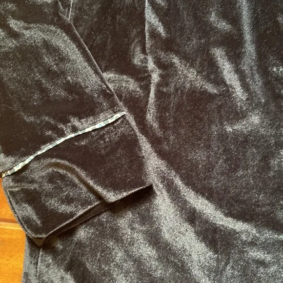 NWT Revolve Velvet Wrap Jacket and Cropped Pant Pajama Set