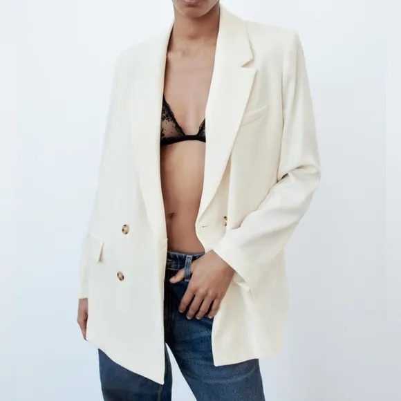 NWT Zara Basic Flowing Blazer