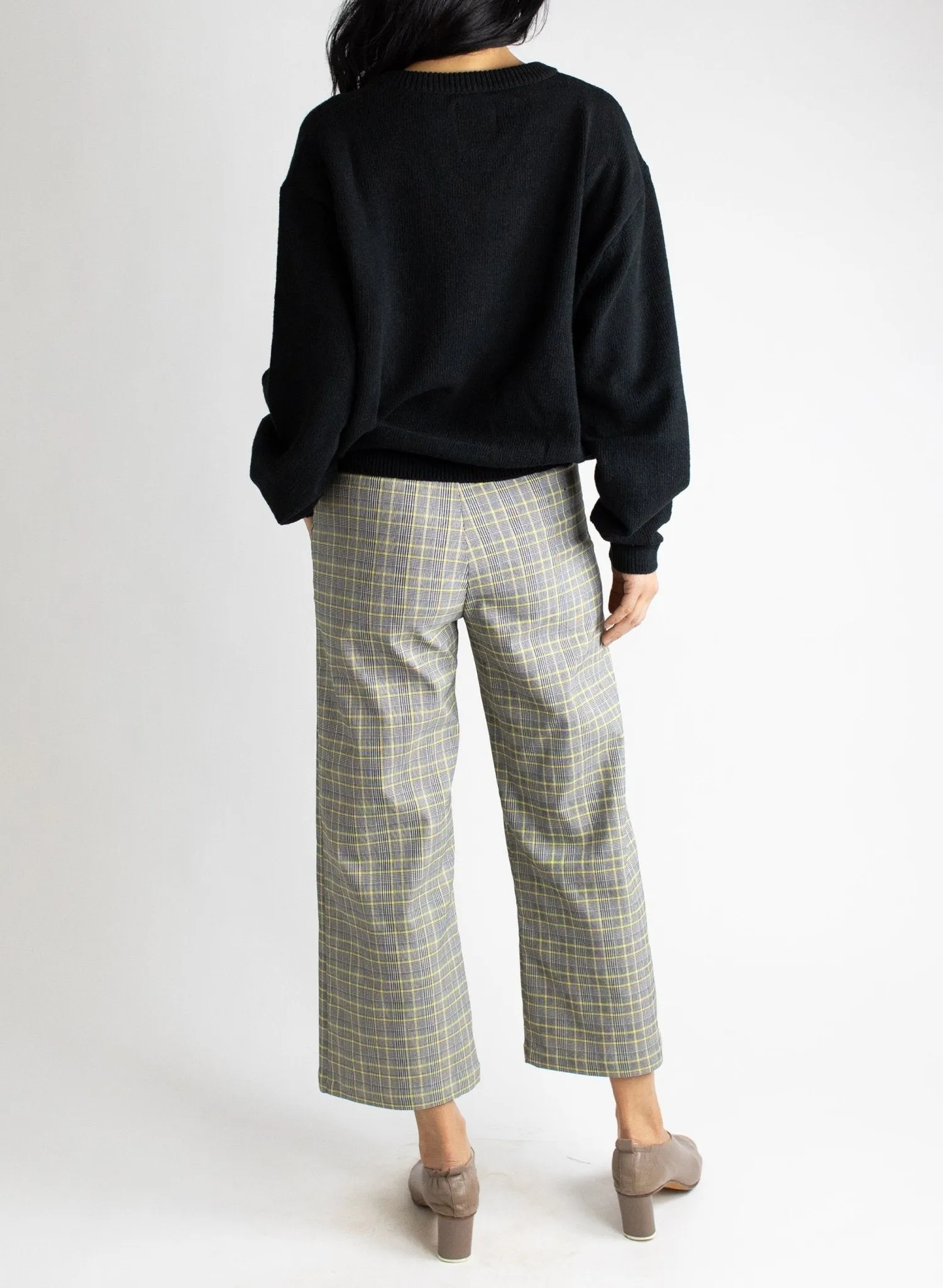 Odette Pant - Yellow Check