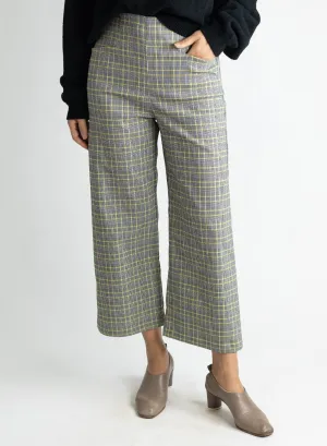 Odette Pant - Yellow Check