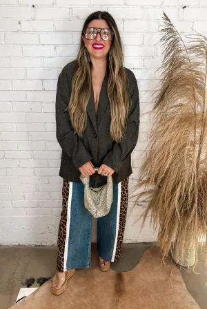 Old Man’s Oversized Grey Blazer