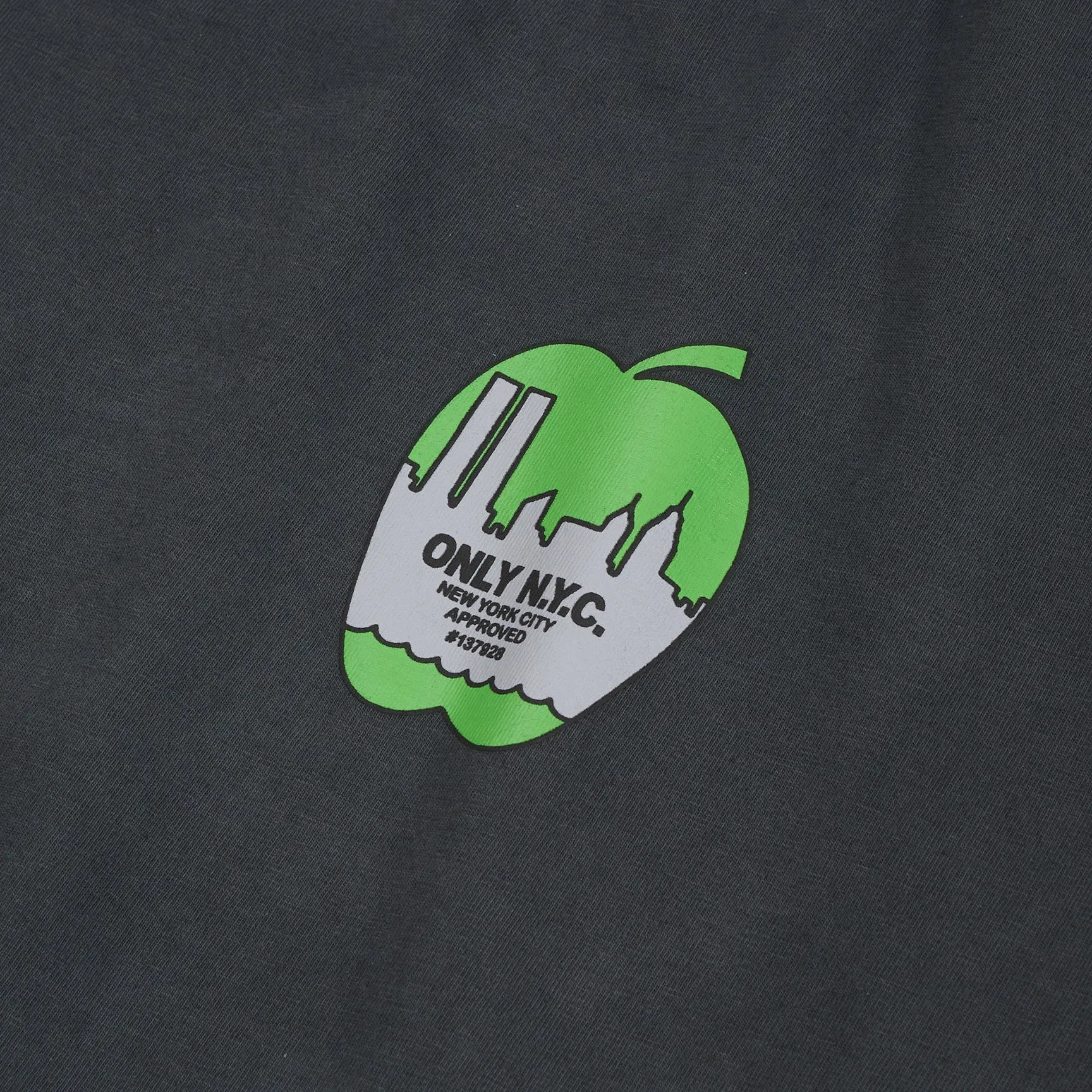 Only NY Skyline Apple T-Shirt - Vintage Black