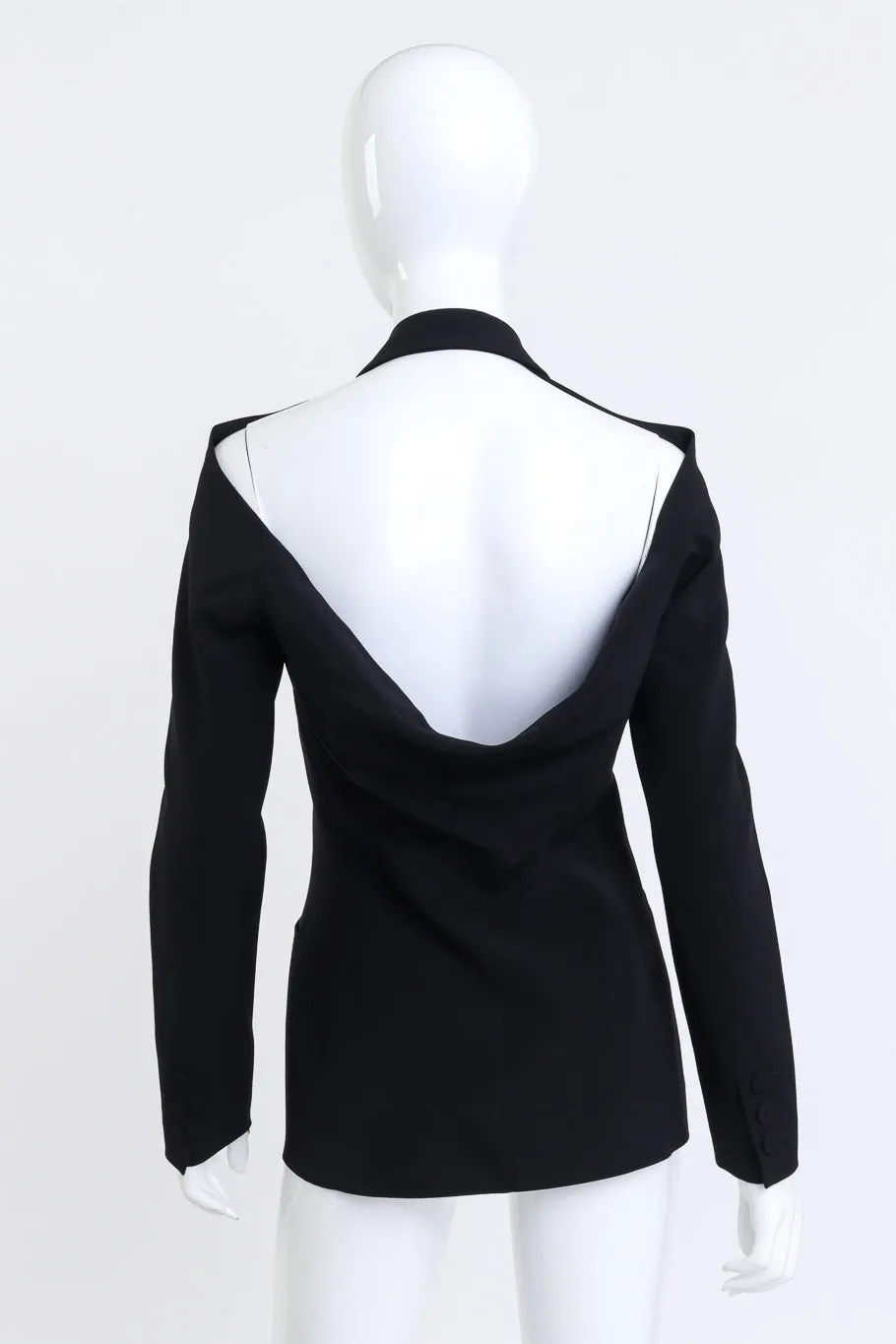 Open Back Blazer Jacket