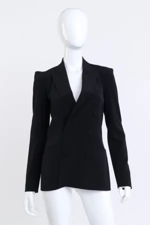 Open Back Blazer Jacket