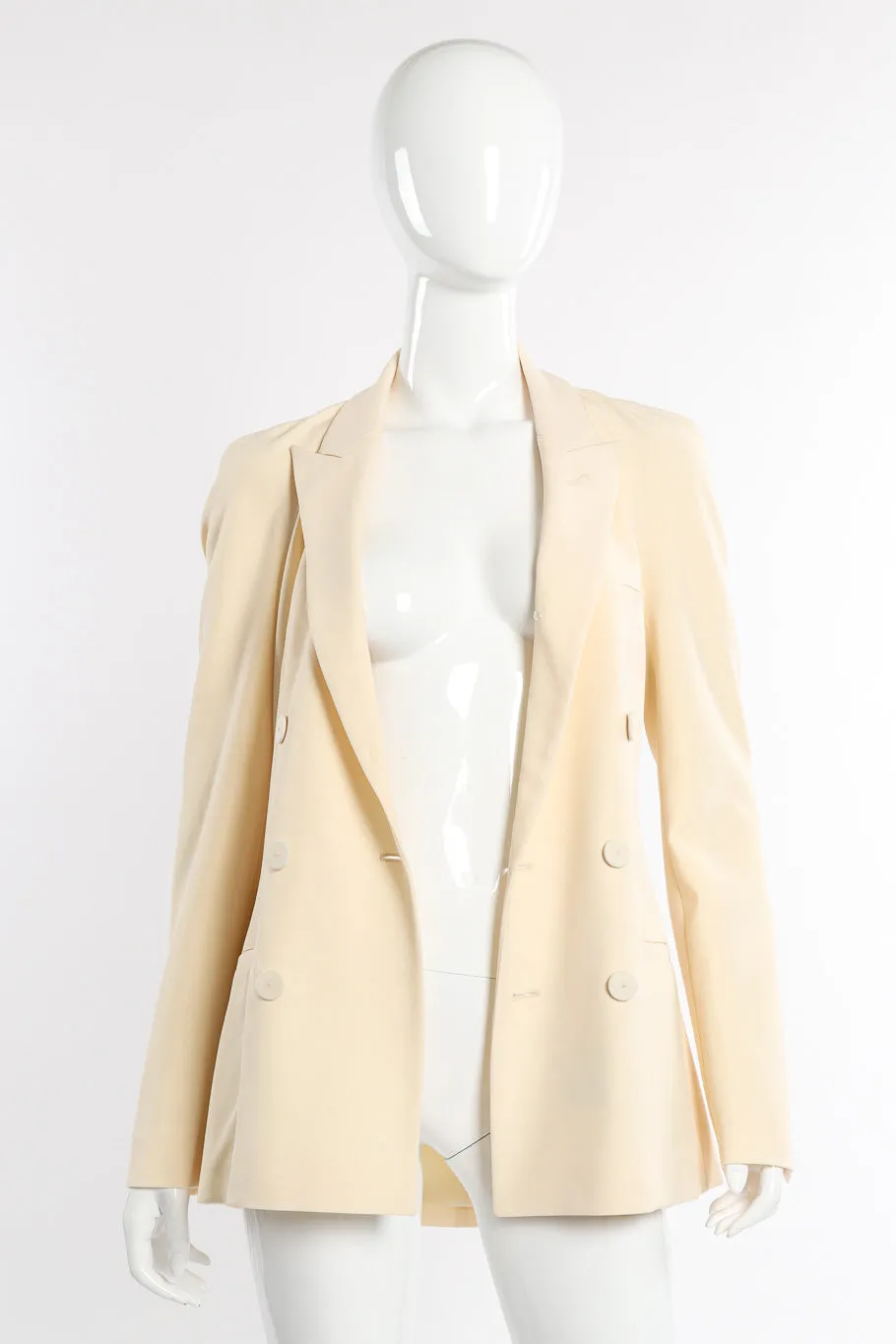 Open Cowl Back Blazer