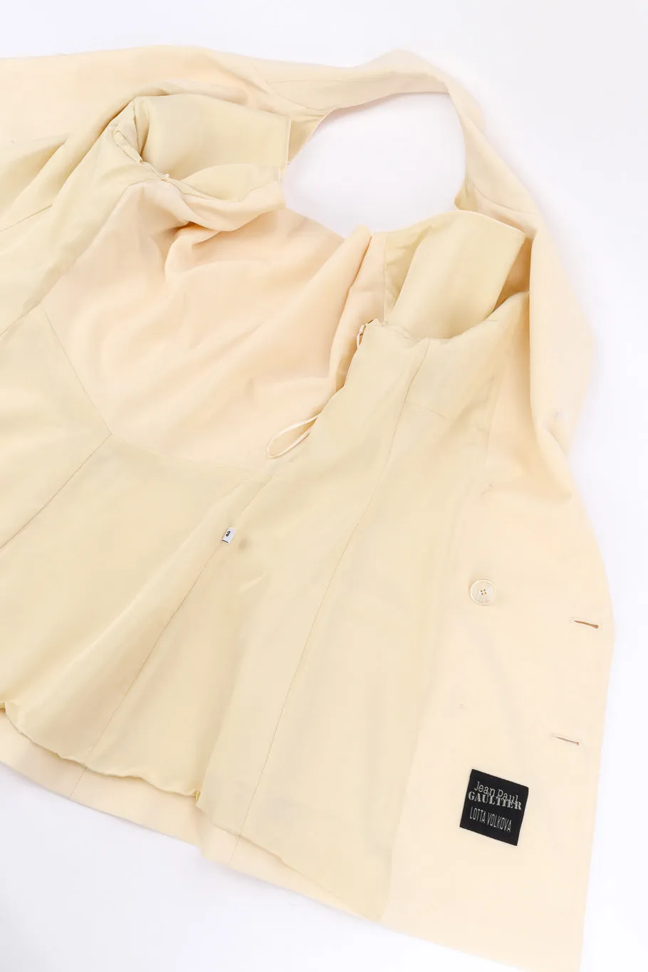 Open Cowl Back Blazer