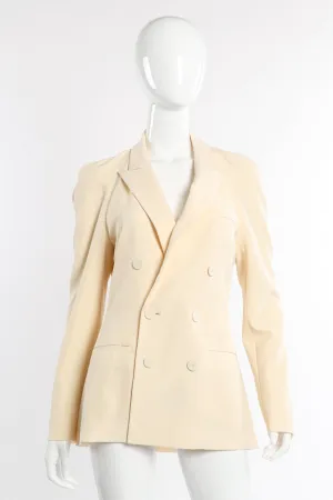 Open Cowl Back Blazer