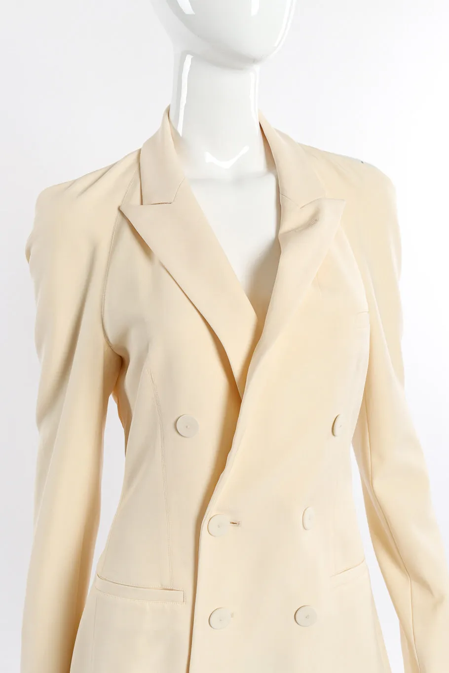 Open Cowl Back Blazer