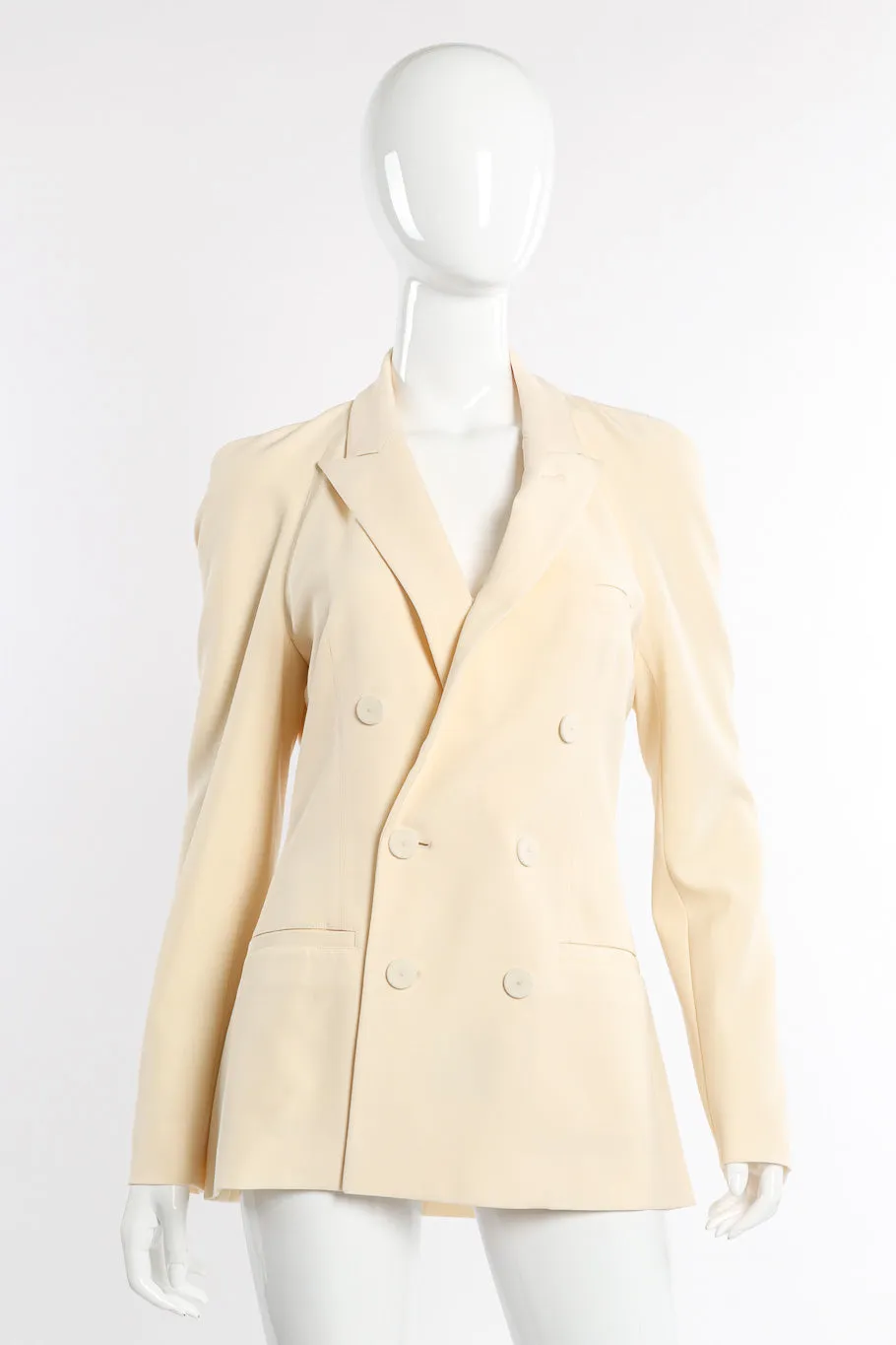 Open Cowl Back Blazer