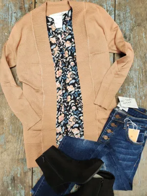 Open Sweater Cardigan w/ pockets (2 colors)