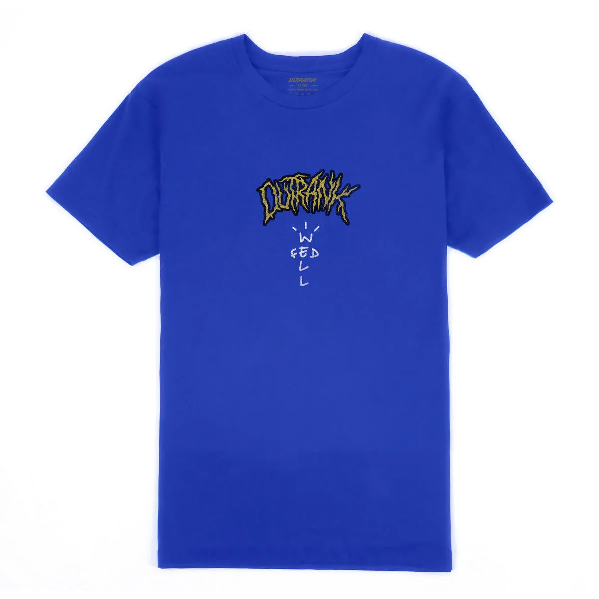 Outrank Wish Less Move More Royal Tee