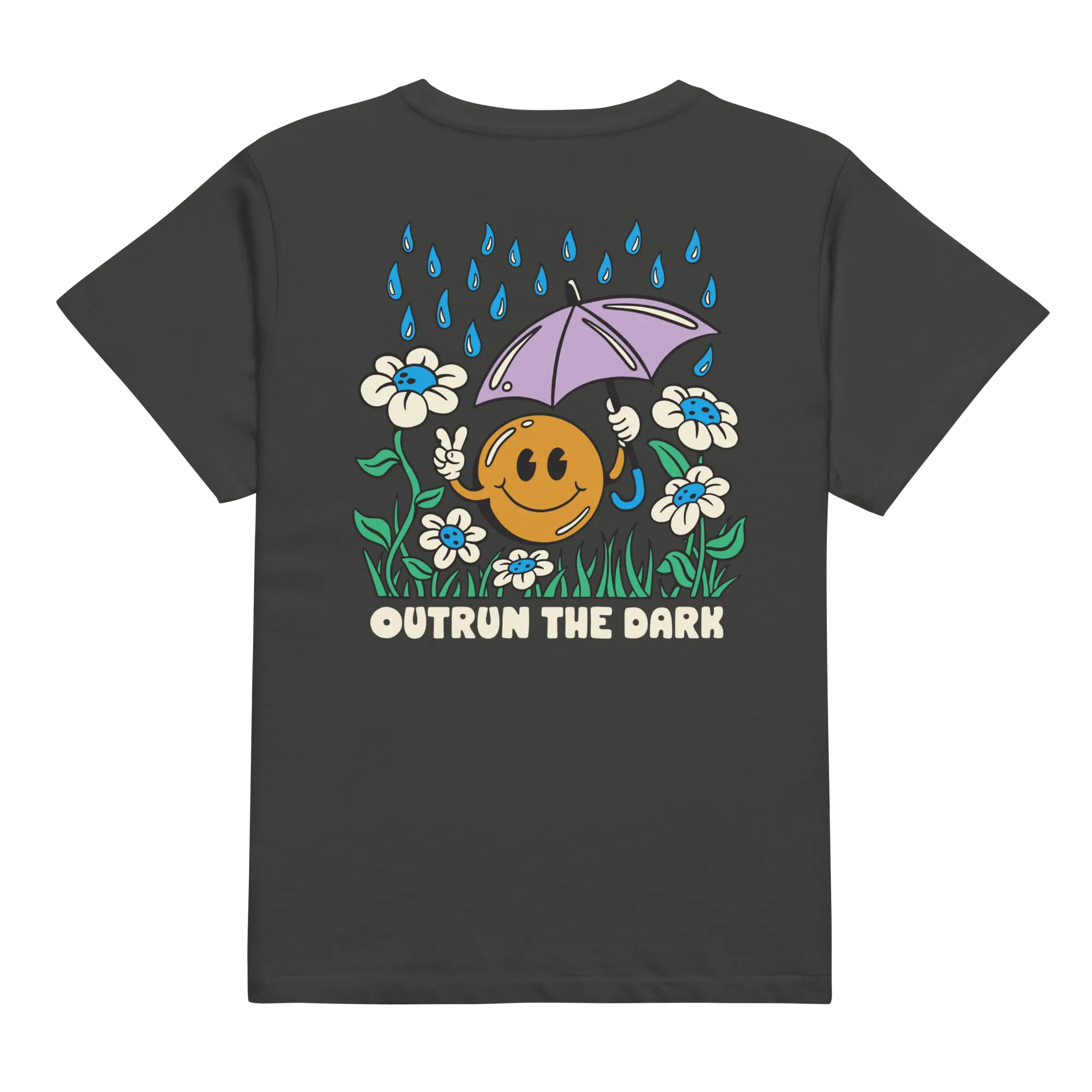 Outrun the Rain Women’s High No Logo Tee
