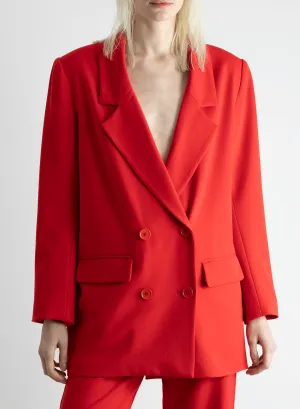 Oversized Blazer - Red