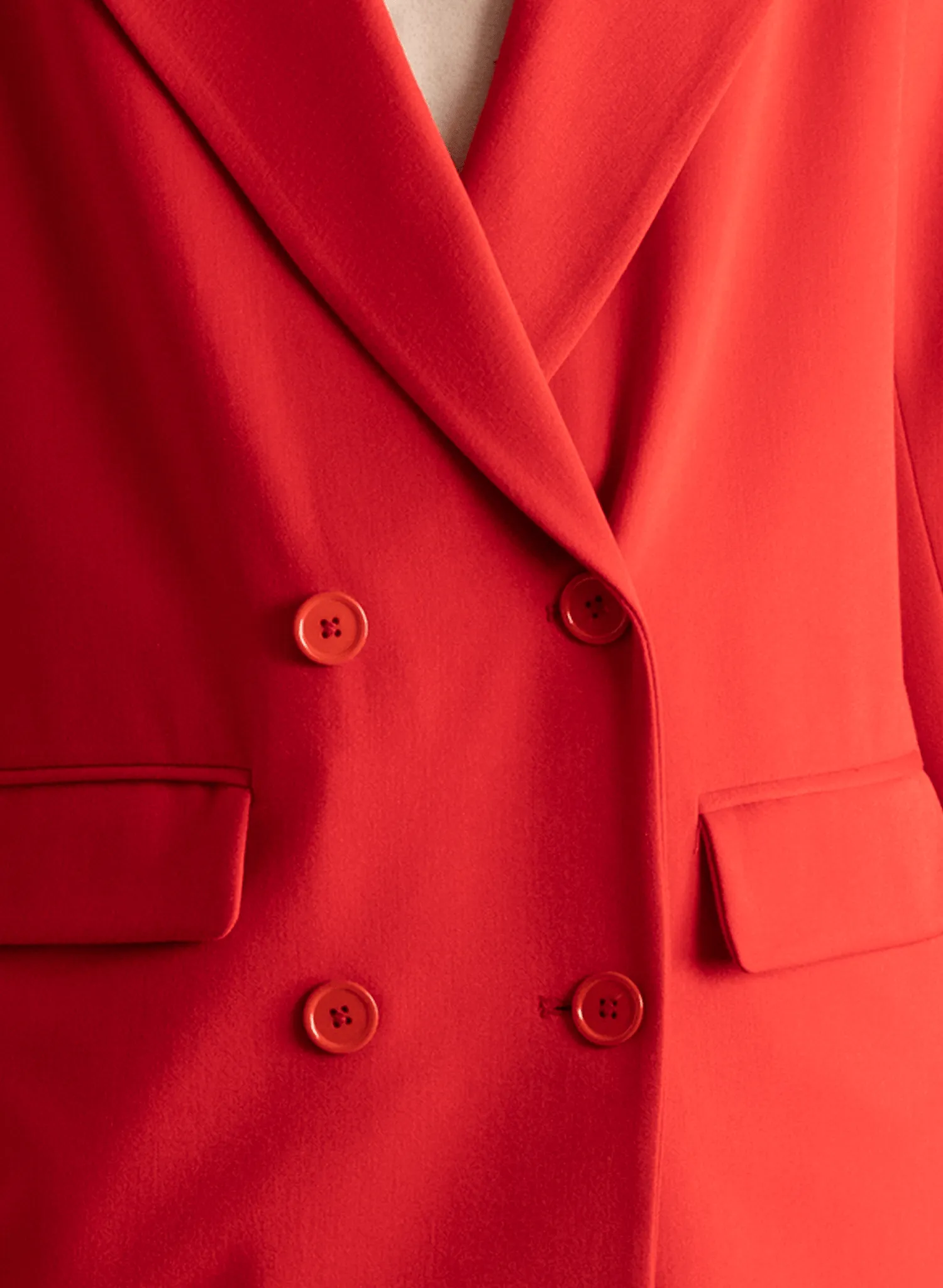 Oversized Blazer - Red