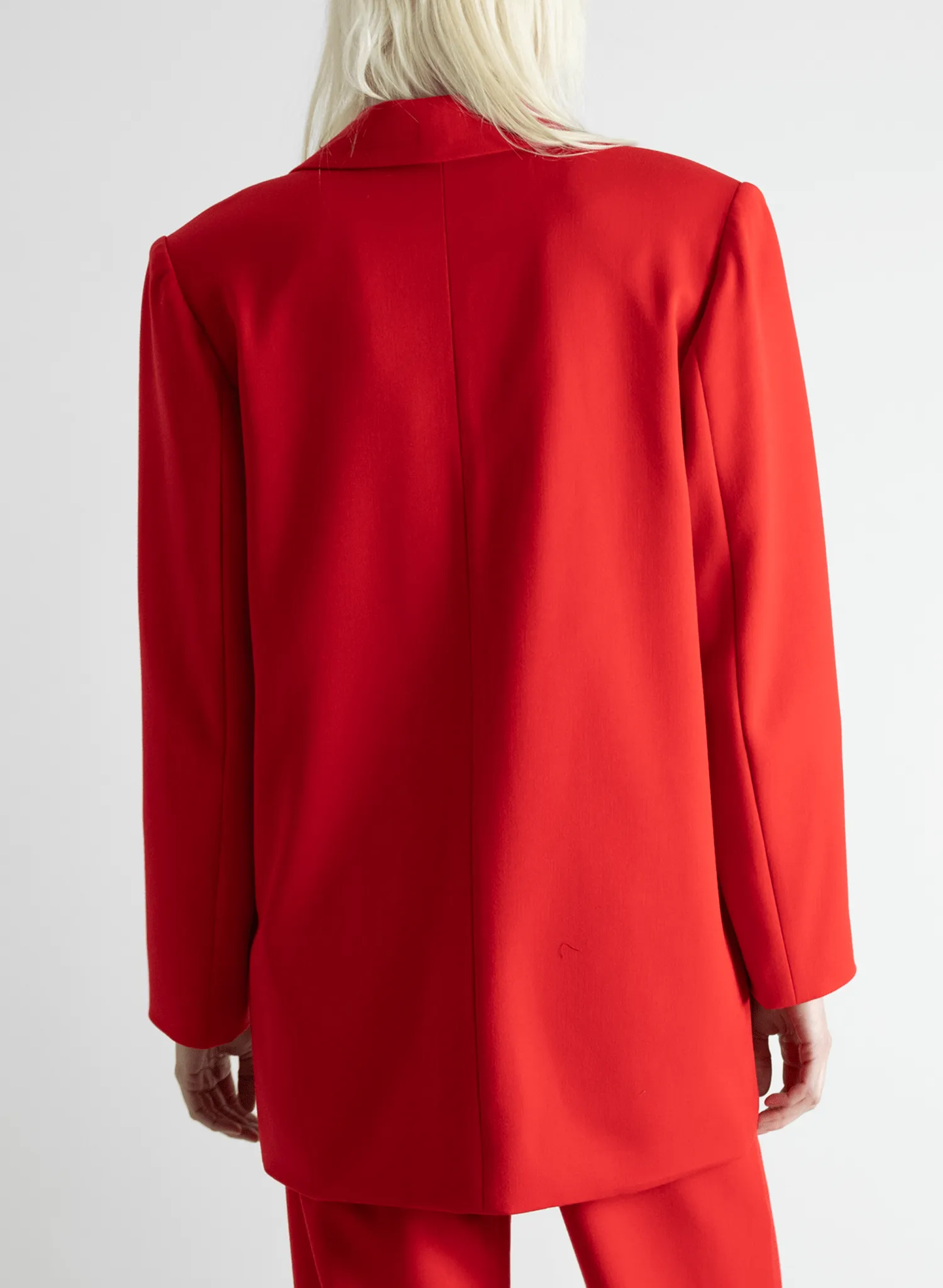 Oversized Blazer - Red
