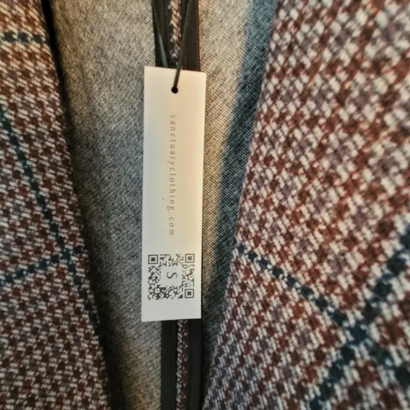 Oxford Houndstooth Plaid Blazer