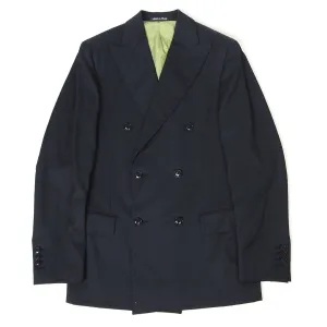 Pal Zileri 2 Piece Double Breasted Wool Suit Size 48