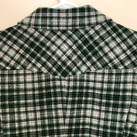 Pendleton Green Plaid Blazer, Size 14 Petite