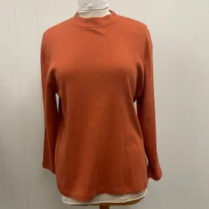Pendleton rust orange mock neck sweater