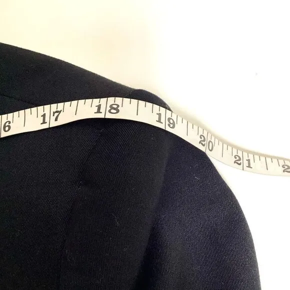 PHILIPPE ADEC DOUBLE PADDED SHOULDER DOUBLE BREASTED BLAZER PARIS