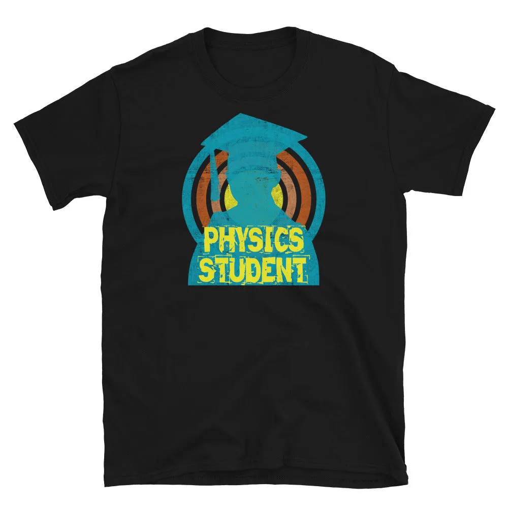 Physics Student Retro Style Novelty T-Shirt