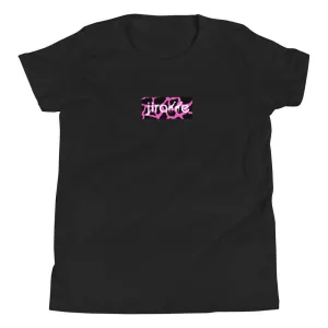 Pink & Black Box Logo Tee