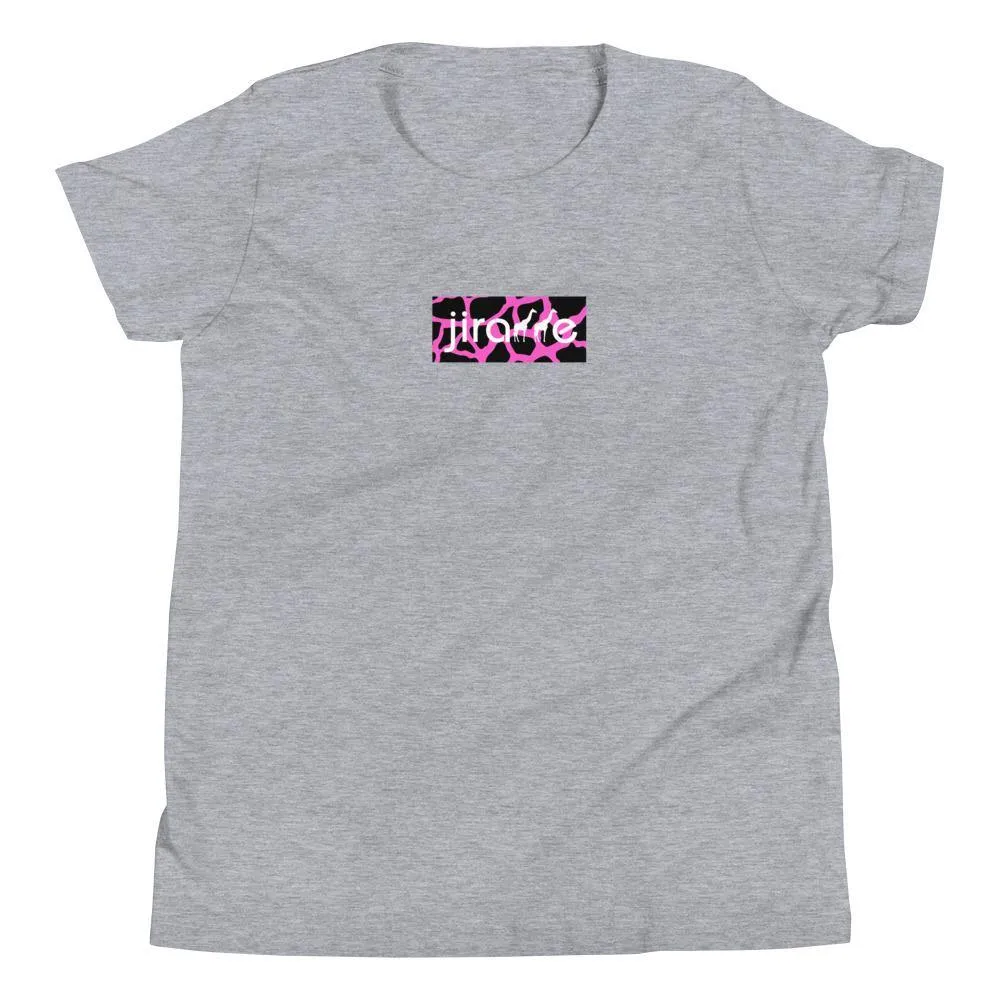 Pink & Black Box Logo Tee